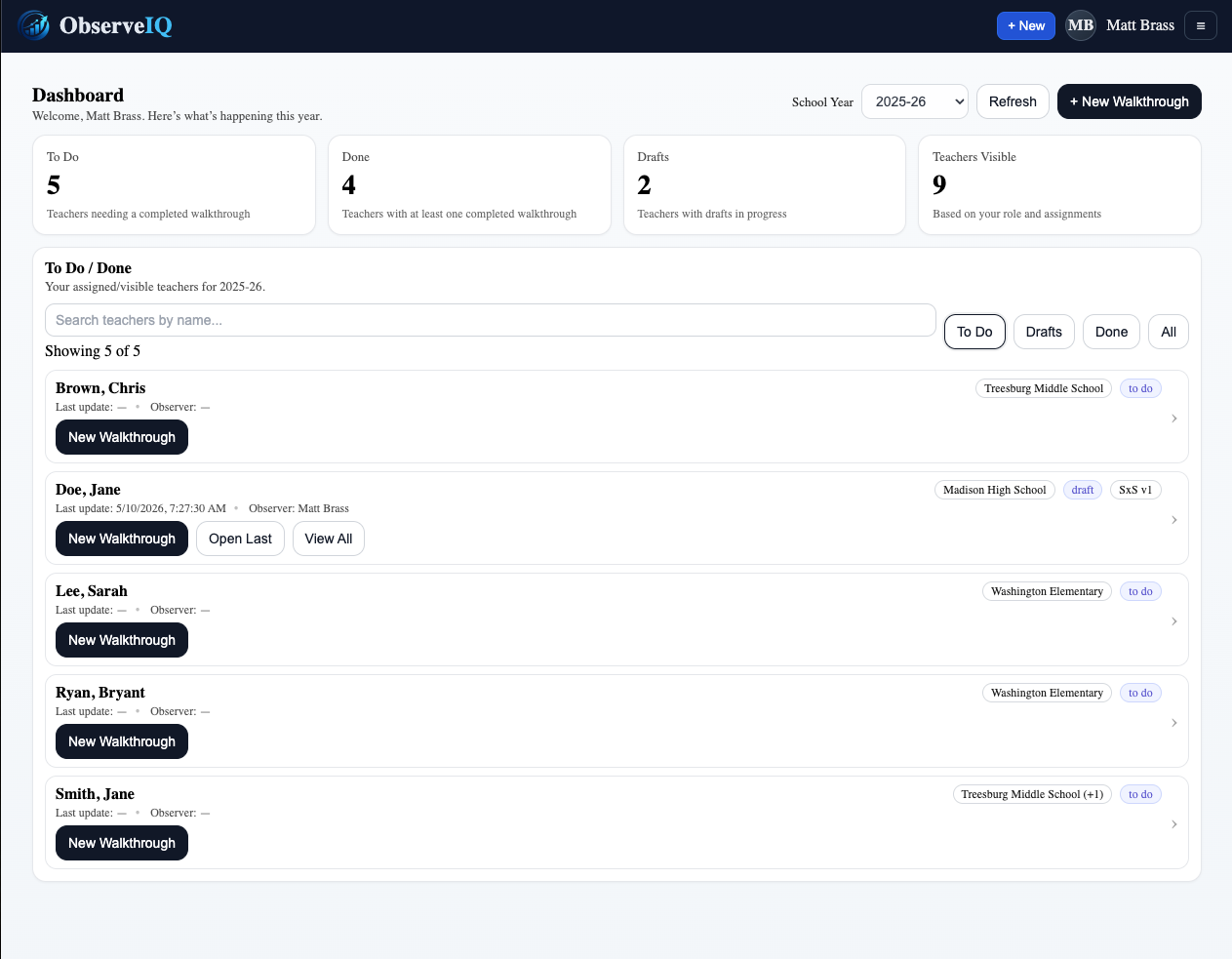 ObserveIQ Dashboard